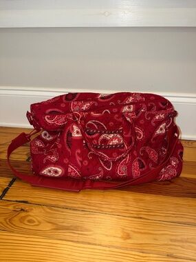 Retired Mesa Red Vera Bradley Duffel Bag